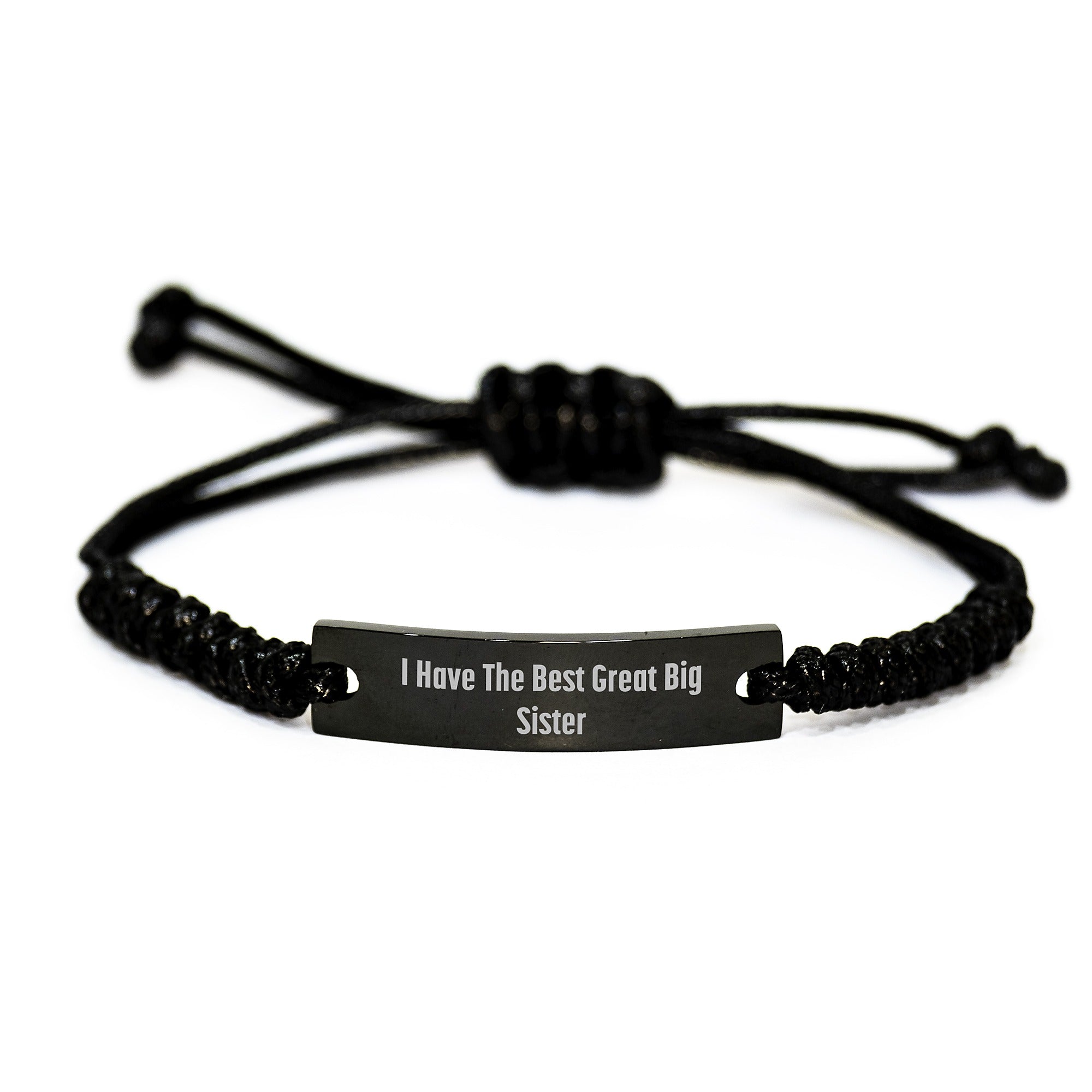 Birthday Gift for Mom Present Big Sister Rope Bracelet - Image 1