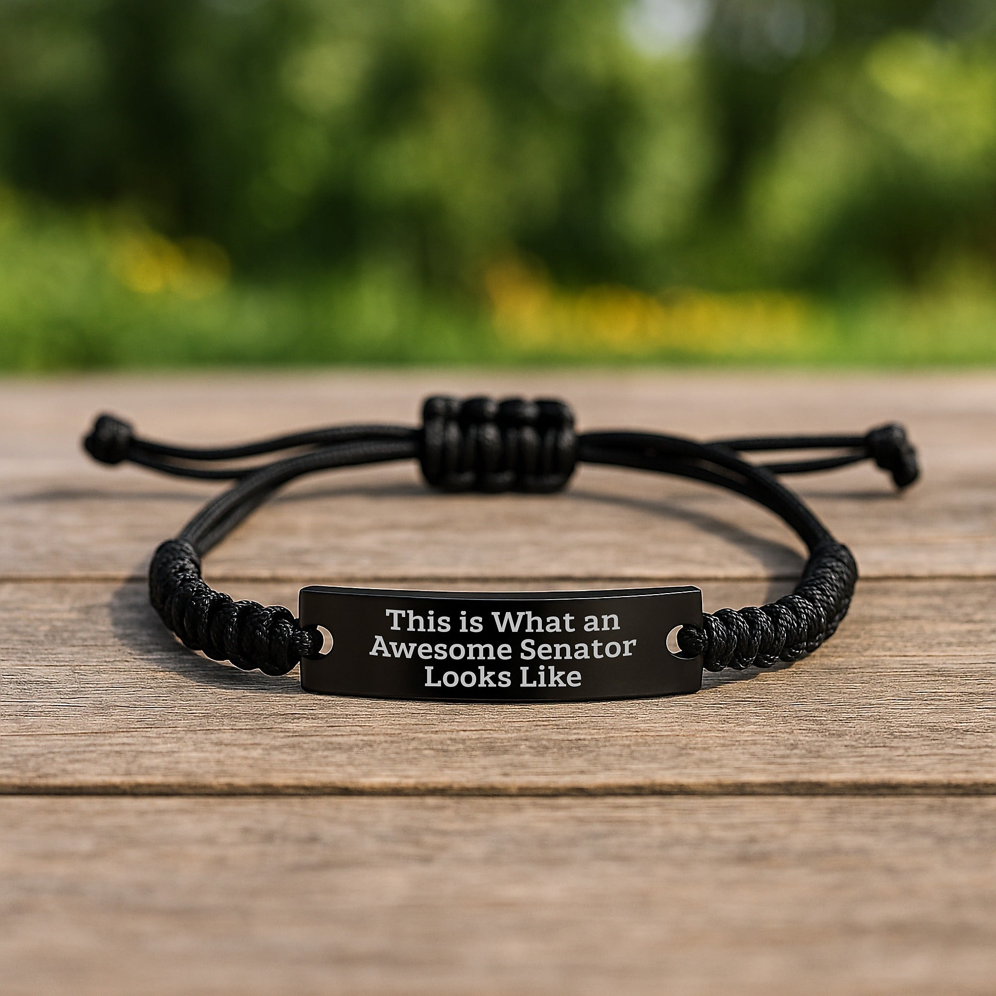 Senator Keepsake Rope Bracelet for Him Birthday Gift - Image 2
