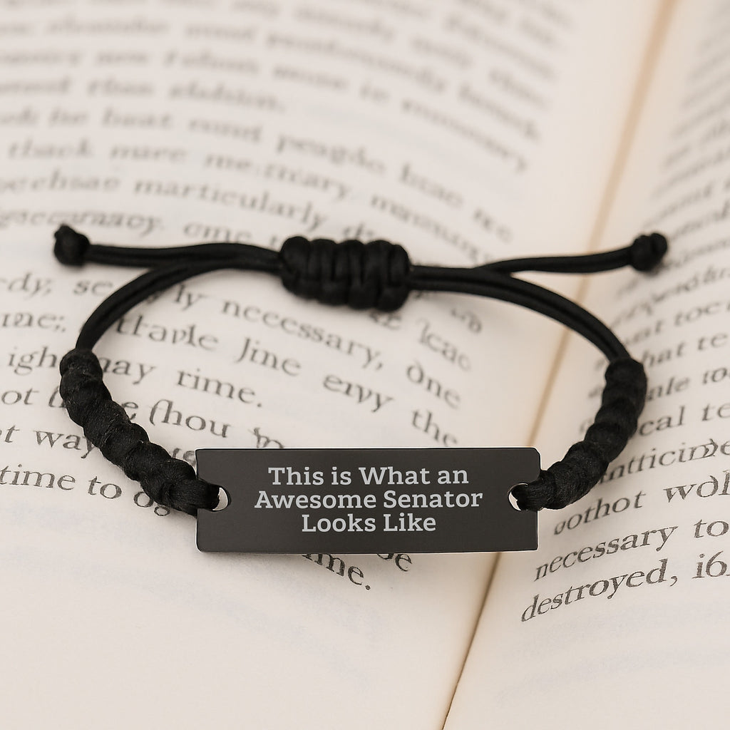 Senator Keepsake Rope Bracelet for Him Birthday Gift - Image 3